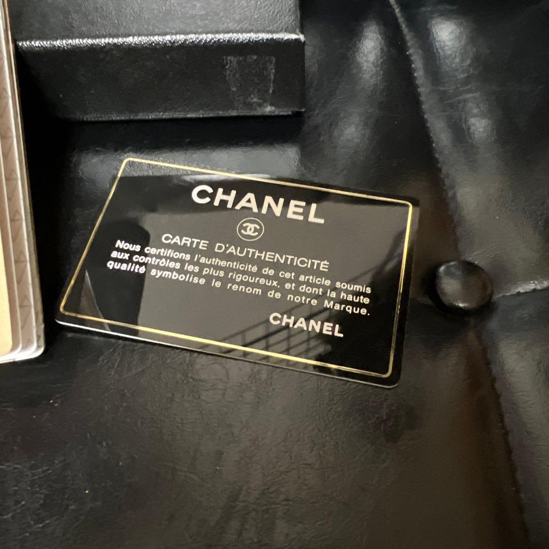 美品✨CHANEL 手帳カバー 名刺入れ 電話帳 ココマーク 黒 ギャラ付