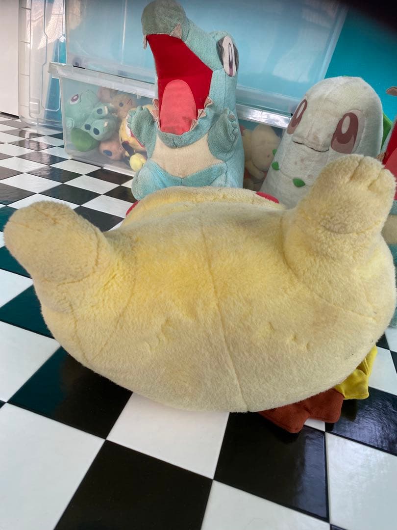 TOMY ポケモン おっきなサイズのワニノコ ピカチュウチコリータぬいぐるみ