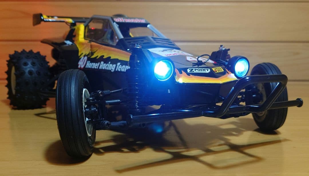 RCホーネットEVO.(LEDライト付)タミヤ＆プロポ＆バッテリー充電器完成品