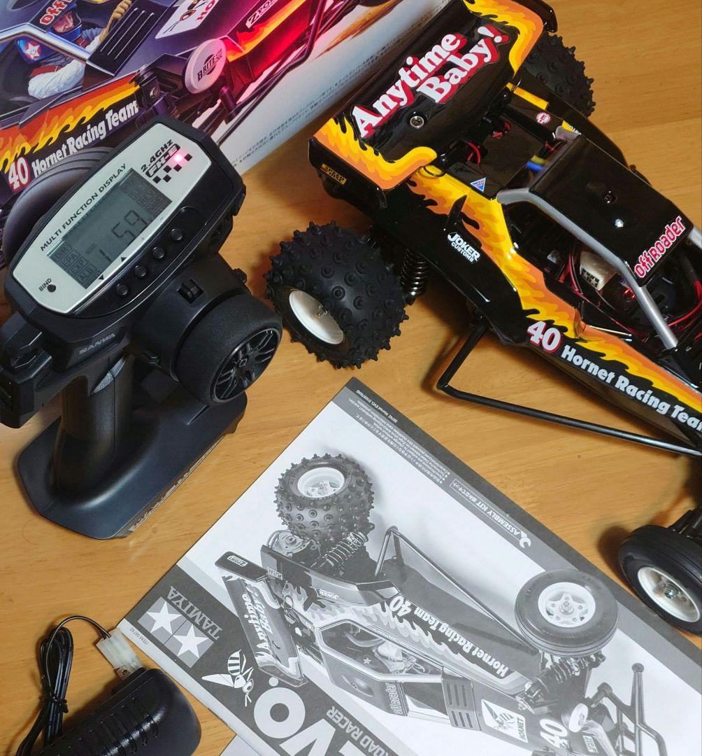RCホーネットEVO.(LEDライト付)タミヤ＆プロポ＆バッテリー充電器完成品