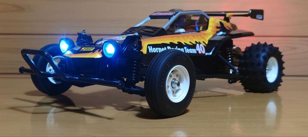 RCホーネットEVO.(LEDライト付)タミヤ＆プロポ＆バッテリー充電器完成品