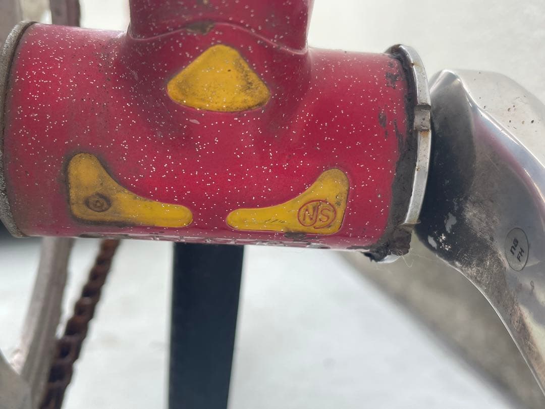 希少 NAGASAWAピストバイク 中野レッド NJS認定車