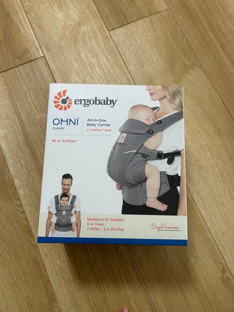 【新品未開封】ergobaby OMNI Breeze 抱っこ紐