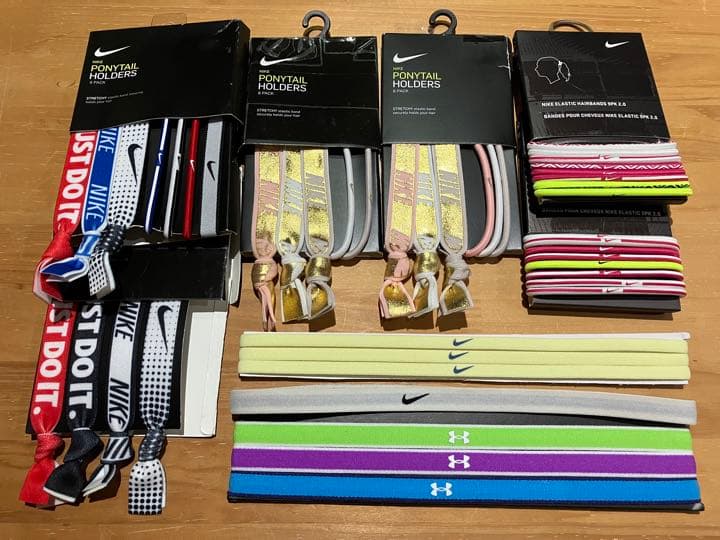 新品ナイキ、アンダーアーマーヘッドバンド１本