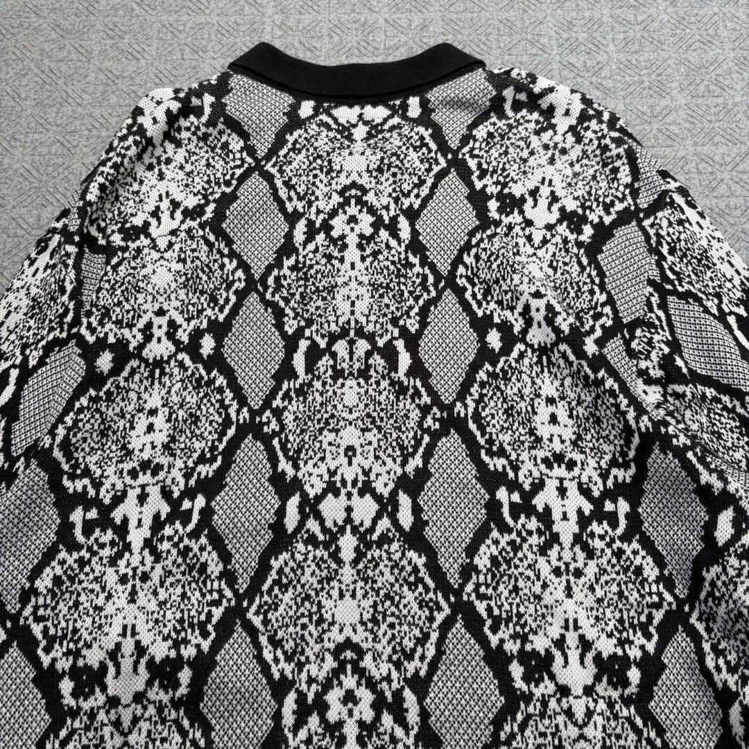 wacko maria ニットポロ 長袖 パイソン supreme wtaps