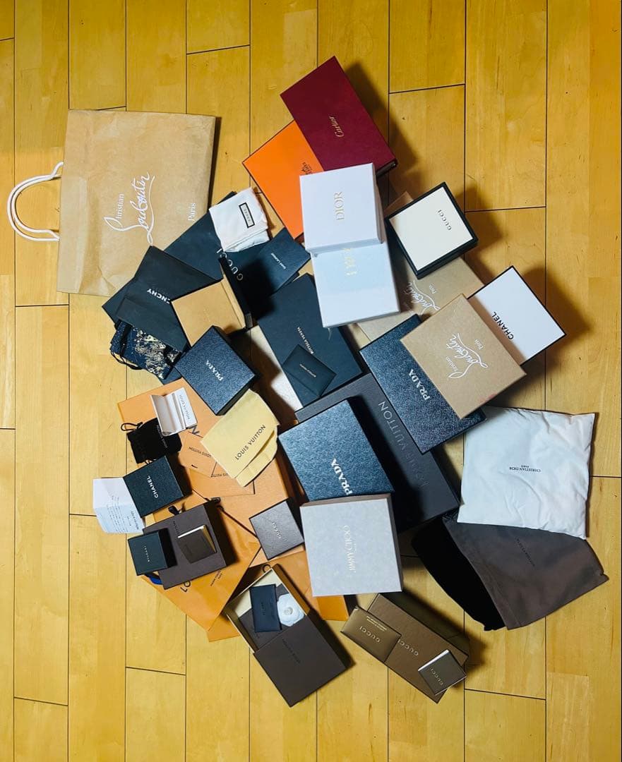 ブランド紙袋　箱　保存袋　付属品　まとめ売り