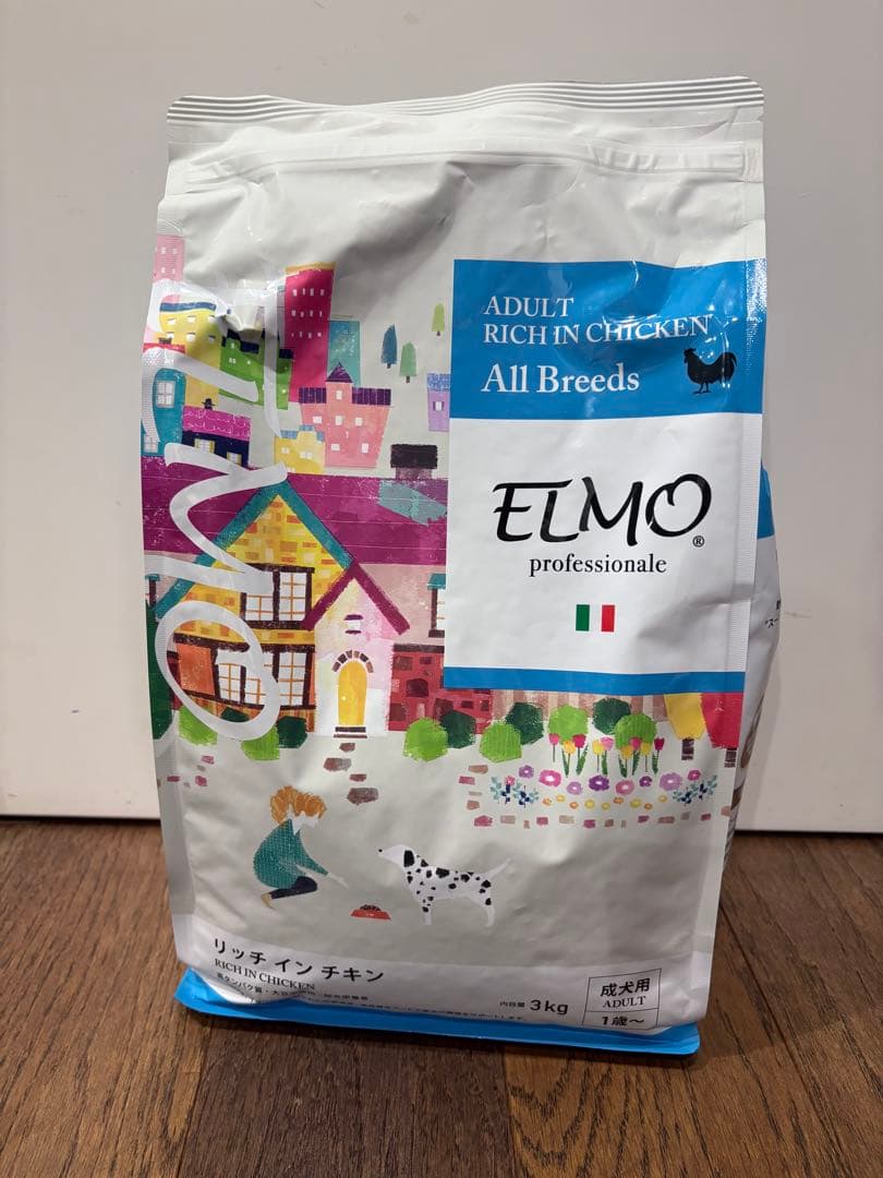 【まとめ買い可】ELMO リッチインチキン　成犬用　3kg✖️3