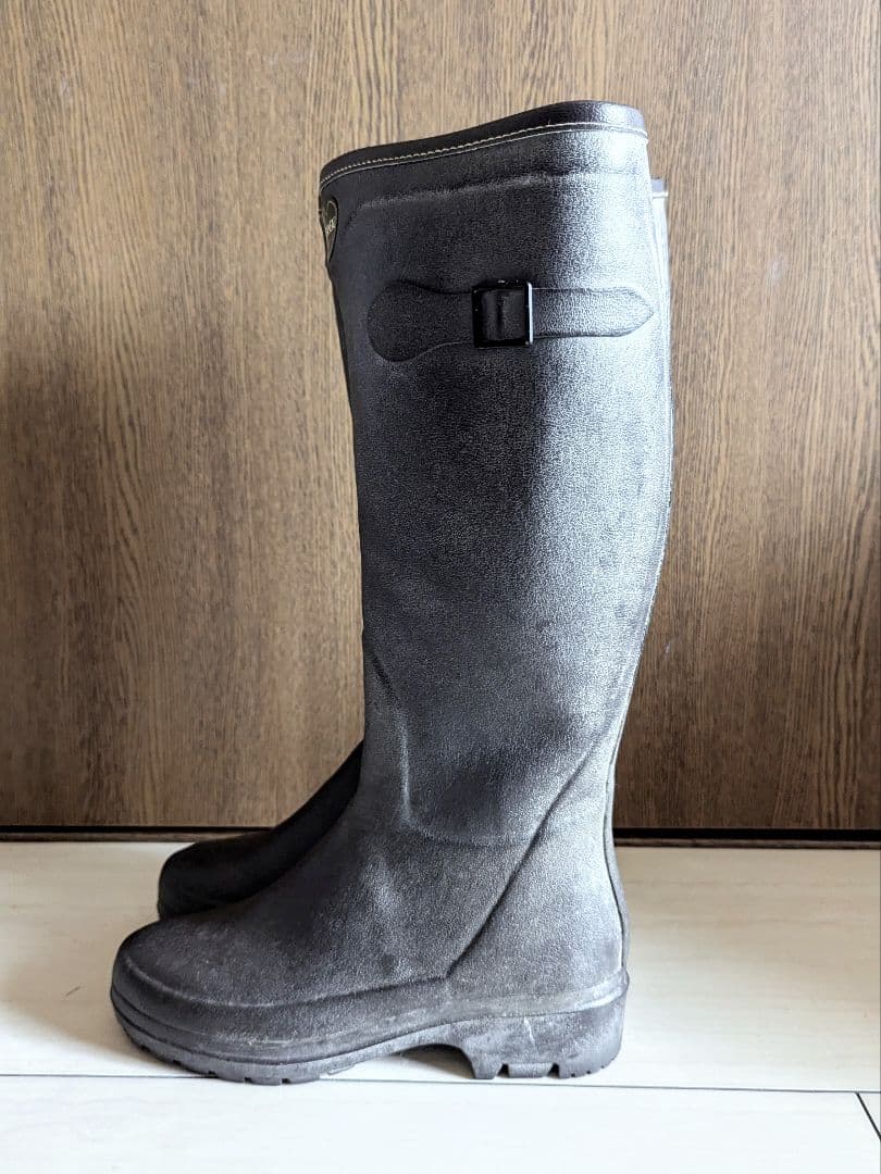 LE CHAMEAU ルシャモー オールトラックス レインブーツ ボア 37