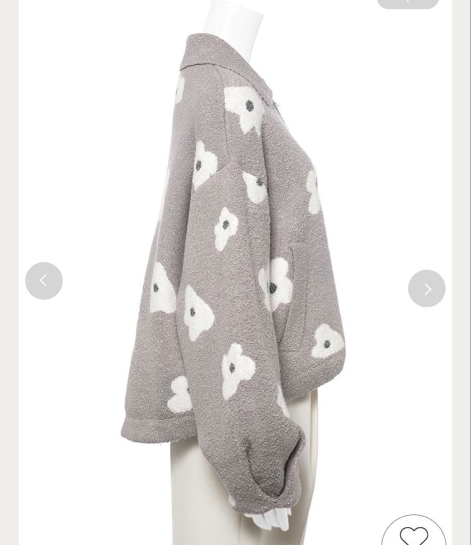 emmi エミ　ブルゾンライクカーディガン