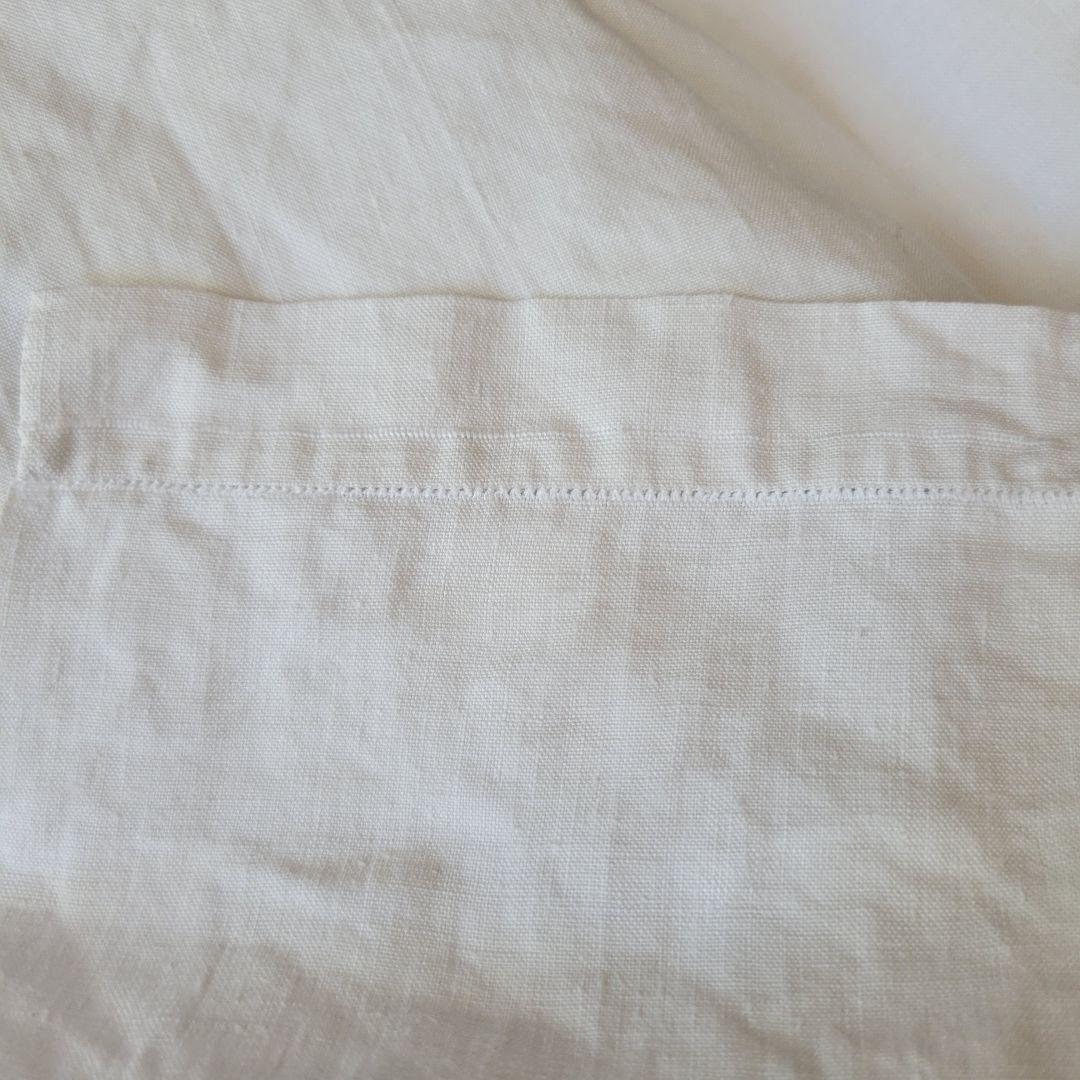 フランス　アンティーク　シーツ　リネン　カットワーク