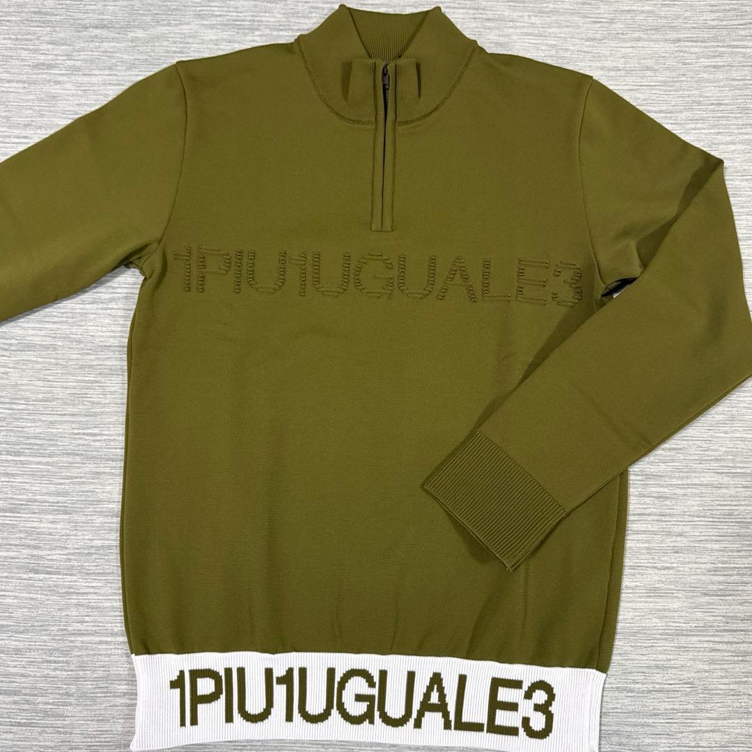 1piu1uguale3 GOLFウノピゥウノウグァーレト　ハーフジップニット