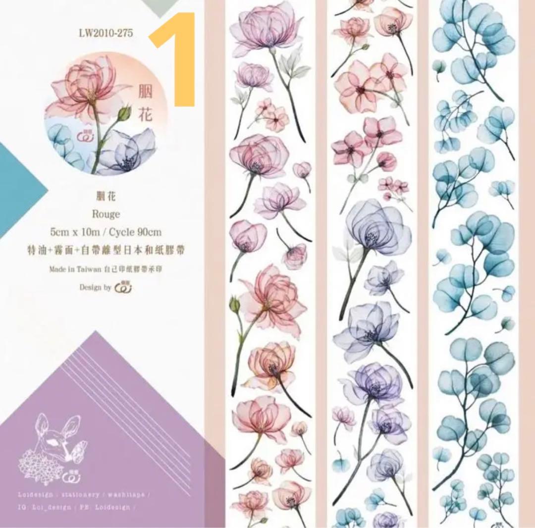 TW 台湾マステ 1ループ 切り売りセット 海外マステ