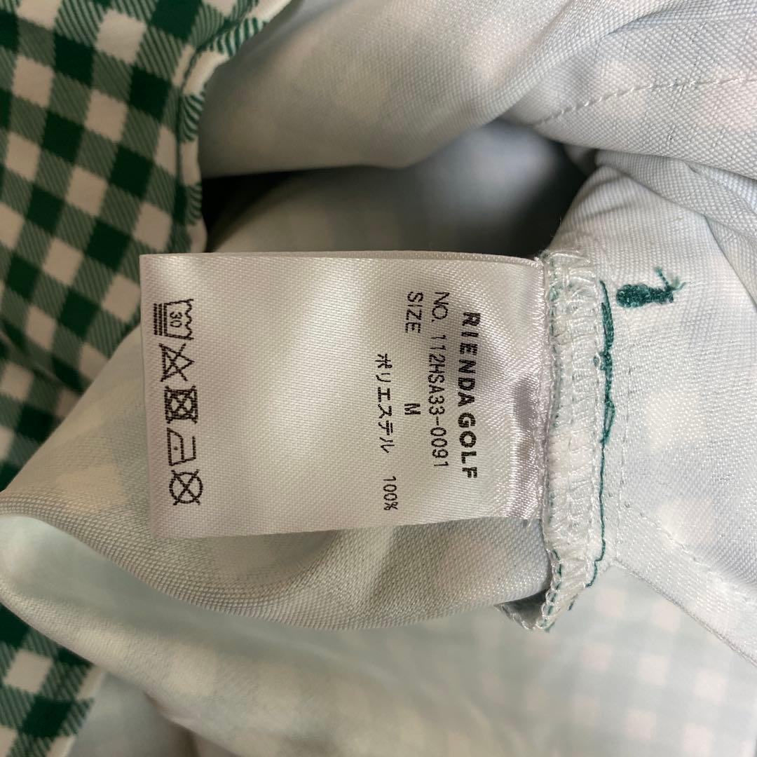 RIENDA GOLF ギンガムチェックドロストOP