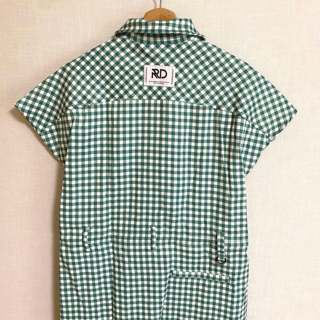 RIENDA GOLF ギンガムチェックドロストOP