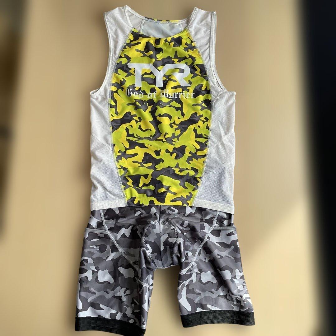 TYR トライアスロンウェア上下 Lサイズ カモフラージュ