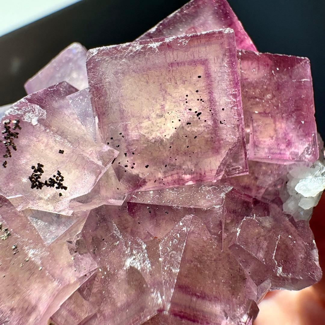 509 中国 ヤオガンシャン産 ウィンドウフローライト 満点星フローライト