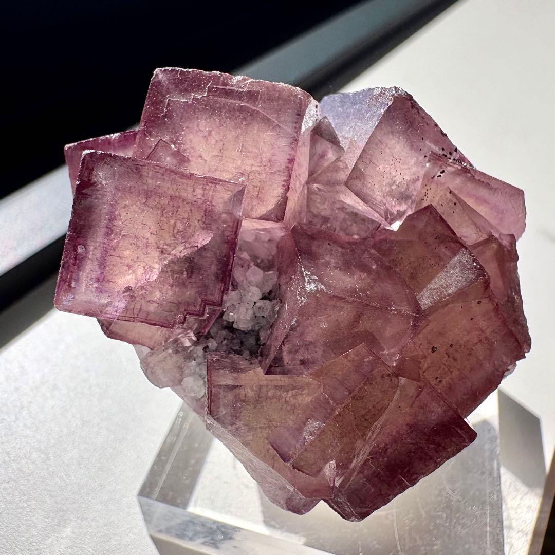 509 中国 ヤオガンシャン産 ウィンドウフローライト 満点星フローライト