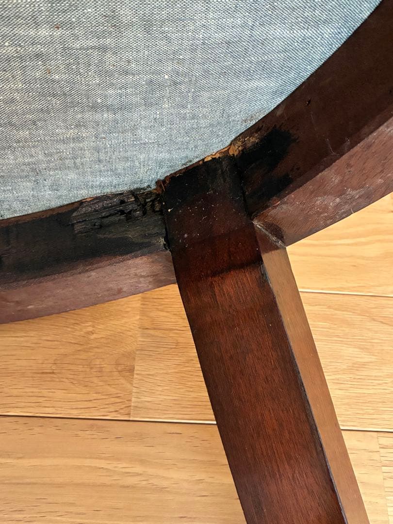 英国アンティーク ドール用イス◆マホガニー製 チェア