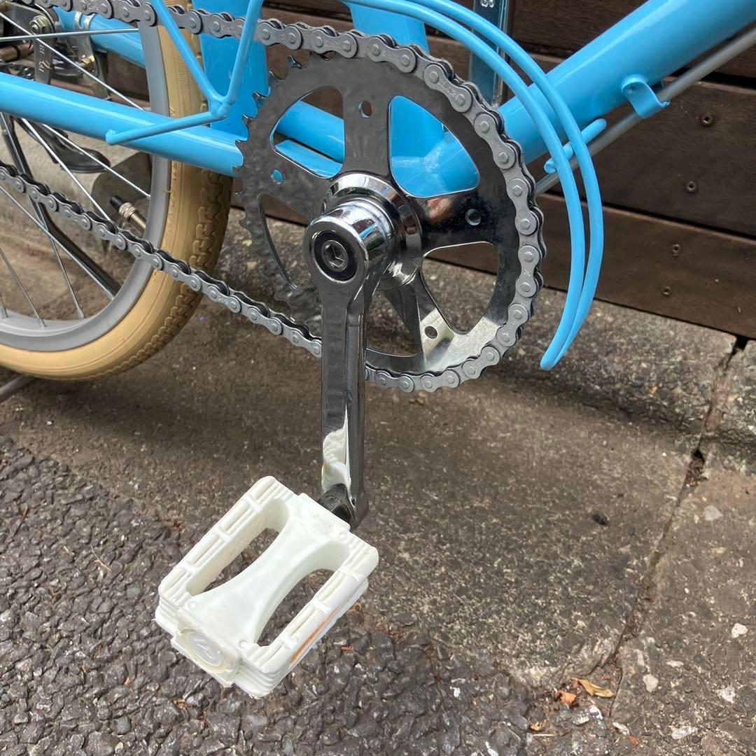 トーキョーバイク子供用自転車 水色 バスケット付き