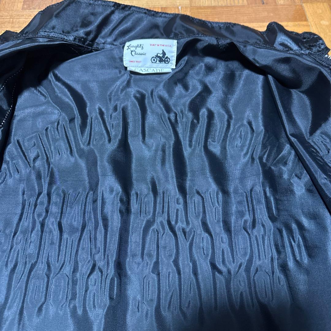 ラングリッツレザー　ナイロンジャケット