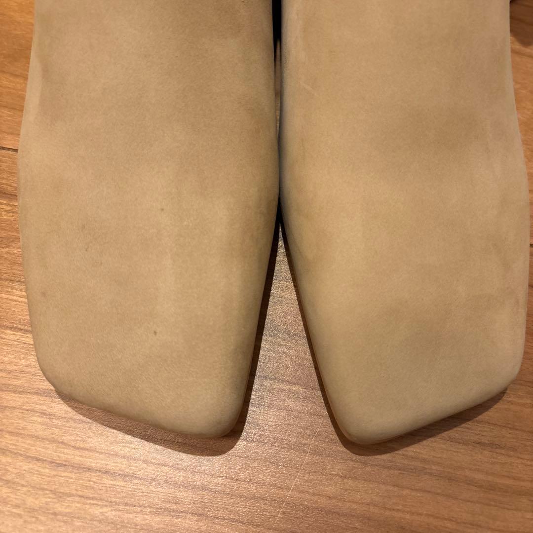 ETRE TOKYO エトレトウキョウ インヒールレザーミュール