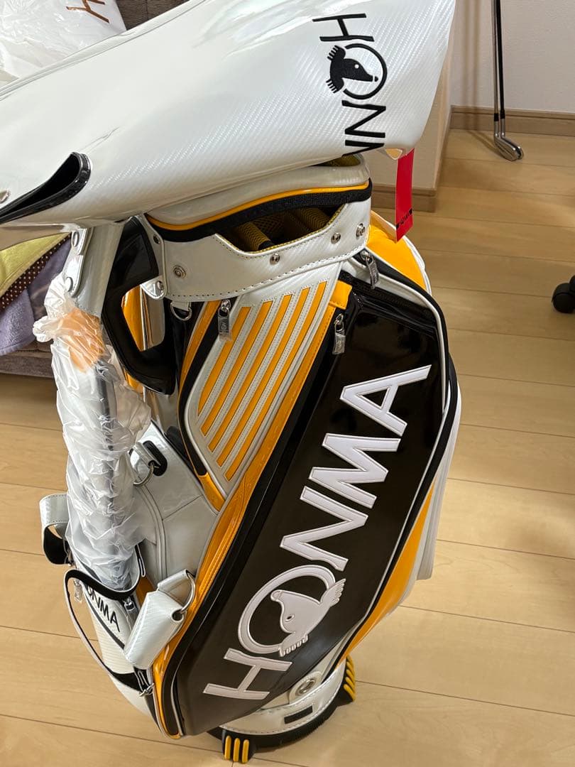本間ゴルフ HONMA ツアーモデル キャディバッグ CB1220 イエロー黄色