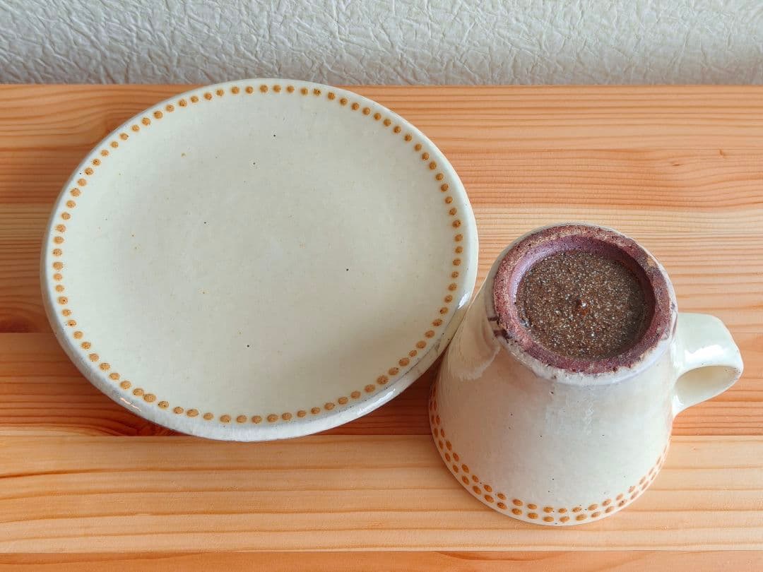 舩木研兒 コーヒー碗皿 カップ&ソーサー　船木　研児　②