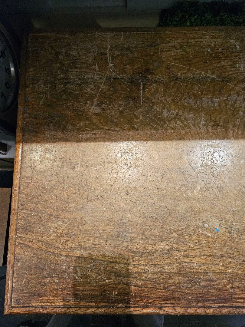 デスク　机　学習机　引き出し　テーブル　作業台　木製　昭和レトロ　アンティーク