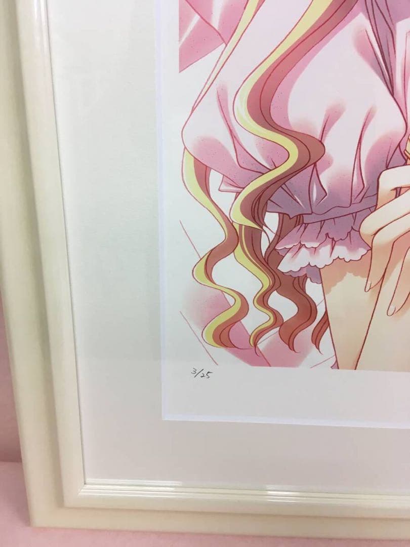 版画　西又葵 サイン　ミクスドメディア　アールビバン 複製原画　リトグラフ