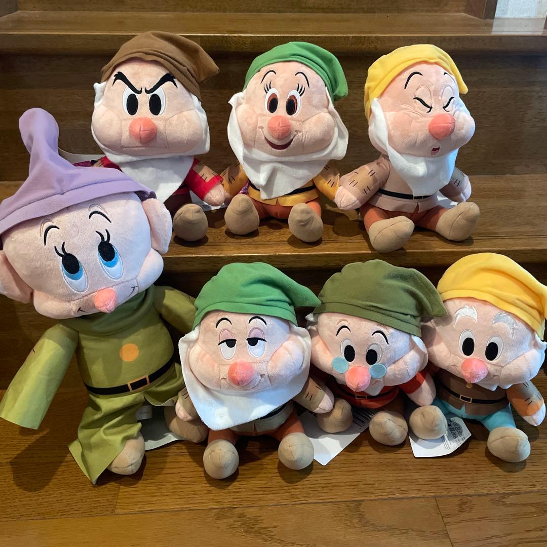白雪姫　7人の小人　ぬいぐるみ　コンプセット