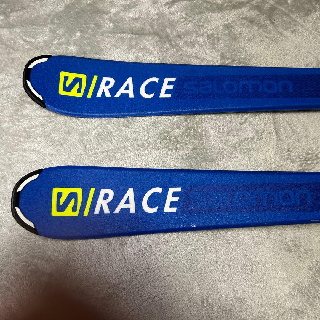美品SALOMON RACE JR 130cm ジュニア スキー板 18-19