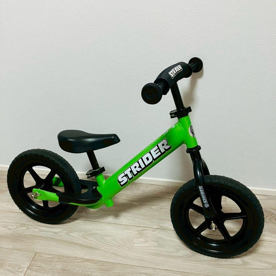 STRIDER バランスバイク 緑 12インチ