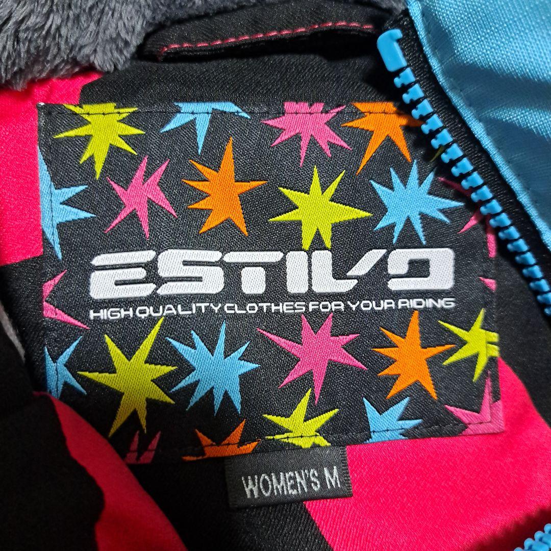 Q37★　ESTIVO　スノボウェア　セットアップ　レディース　M