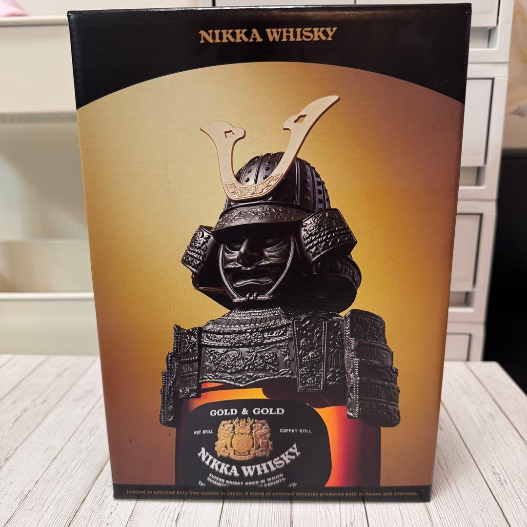 未開封 ニッカ ウィスキー 兜 NIKKA WHISKY GOLD & GOLD