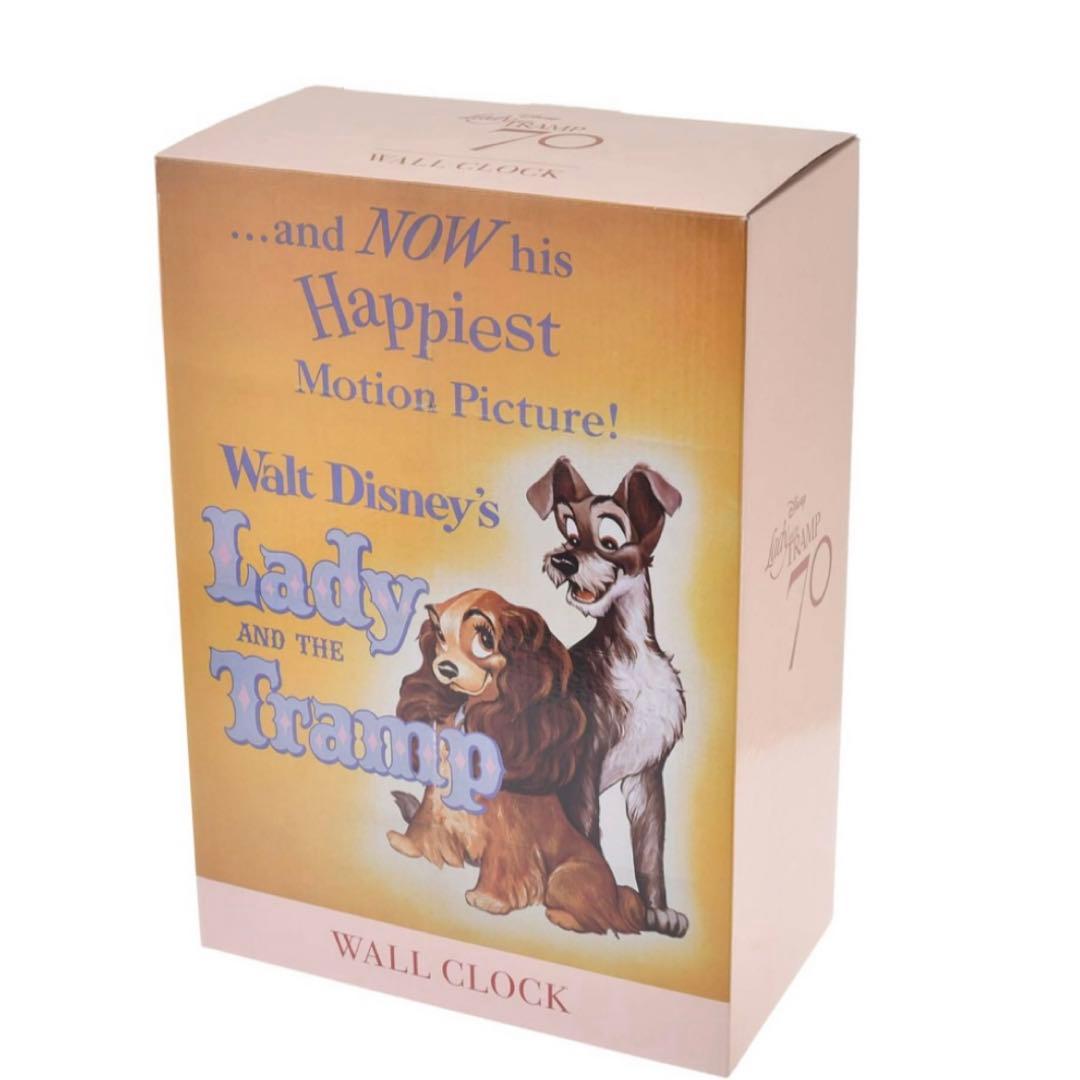 わんわん物語 時計 ライトアップ LADY AND THE TRAMP 70TH