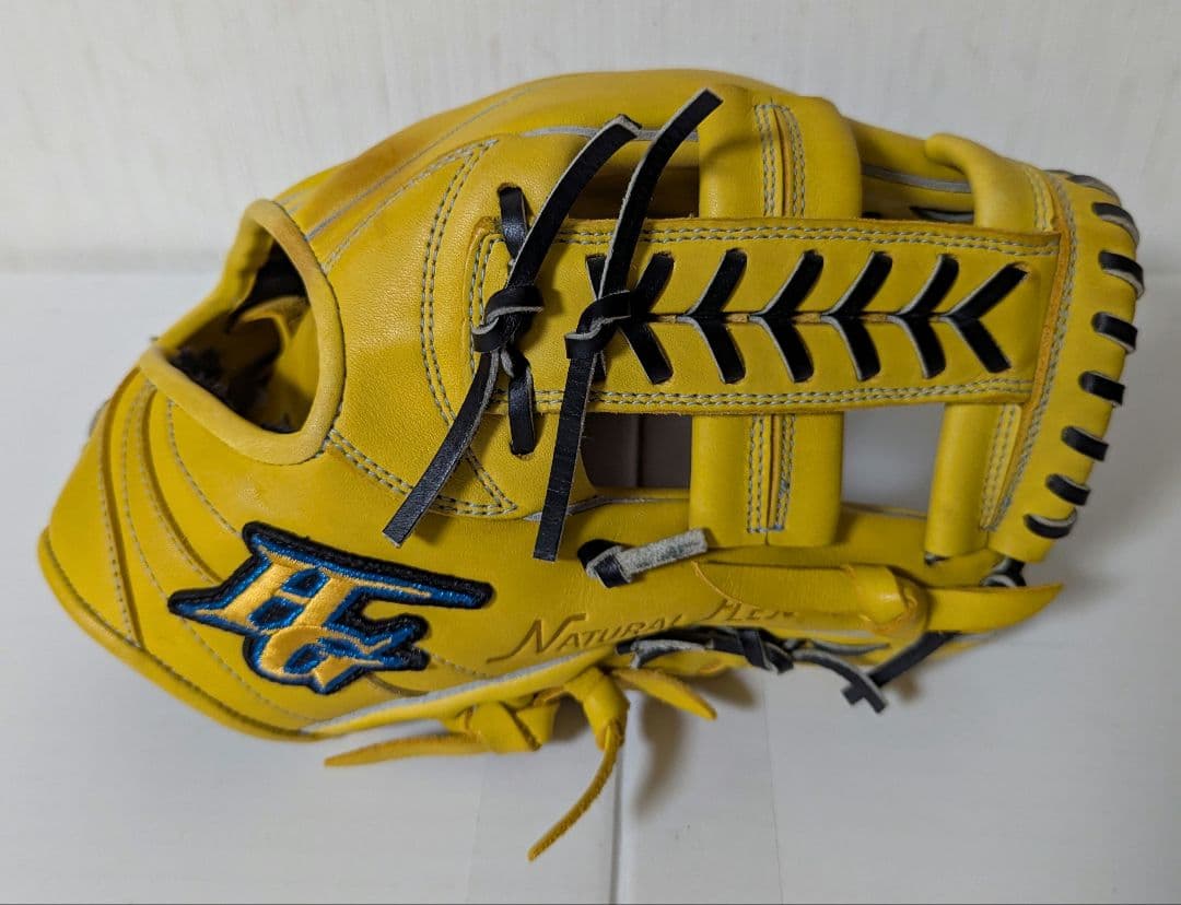 HI-GOLD　HG　ハイゴールド　グローブ　軟式グローブ　イエロー　ブルー