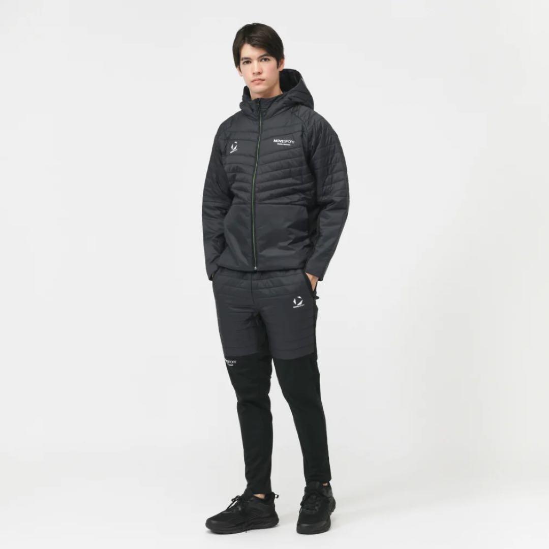 デサントTHERMOハイブリットフーディ&パンツ上下Mスポーツウエア