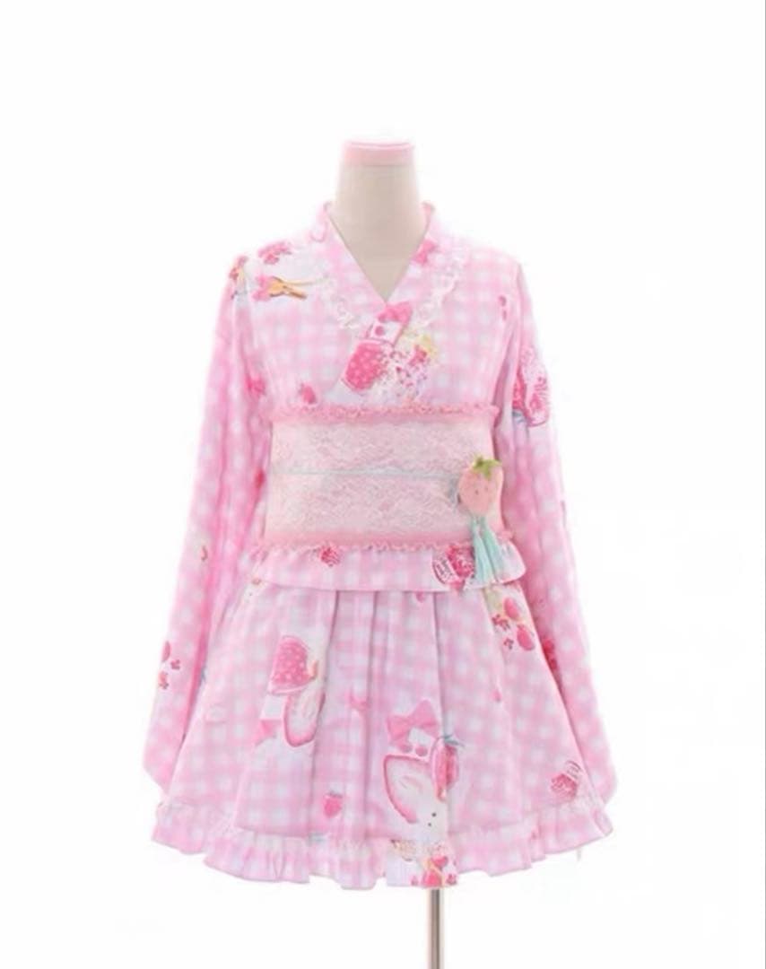 To Alice 浴衣ドレス ピンク Mサイズ