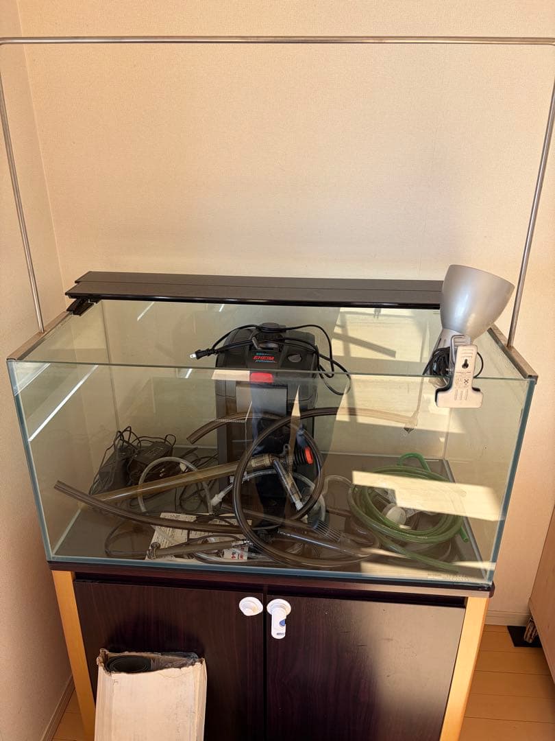 LEDライト付き水槽台・キャビネット　kahara