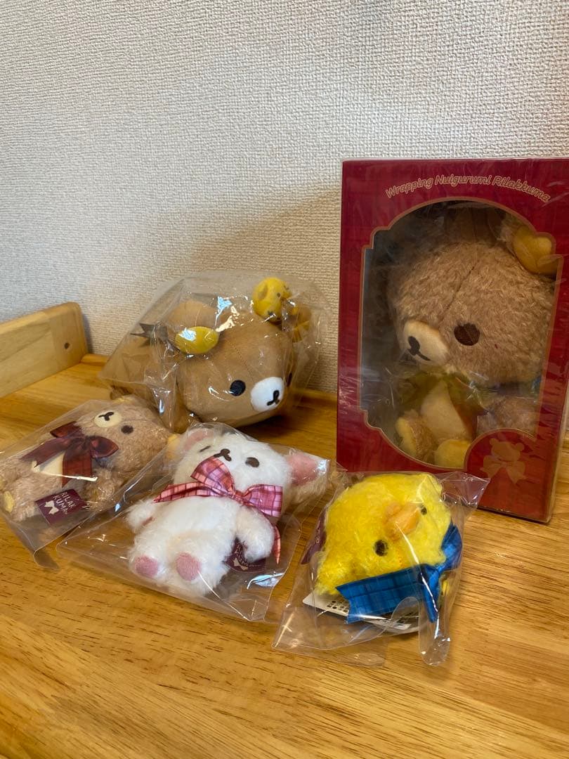 リラックマ　ロフト限定　12/6発売　ぶら下げぬいぐるみ5点フルセット　即日発送