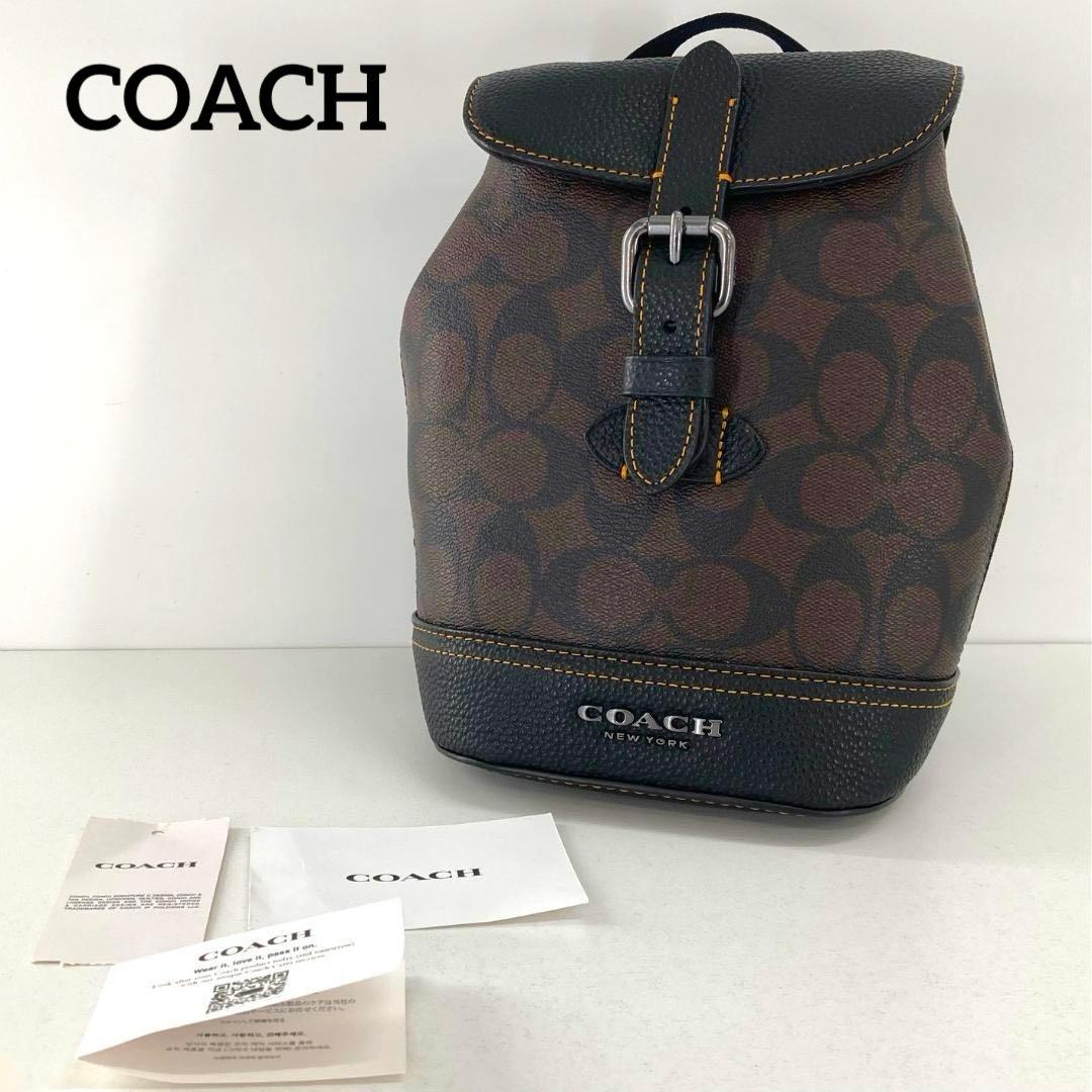 極美品　COACH　ボディバッグ　ハドソン スモール パック シグネチャー