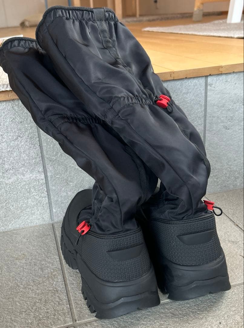 ハンター　ワンダラートールスノーブーツ （BLACK）UK6