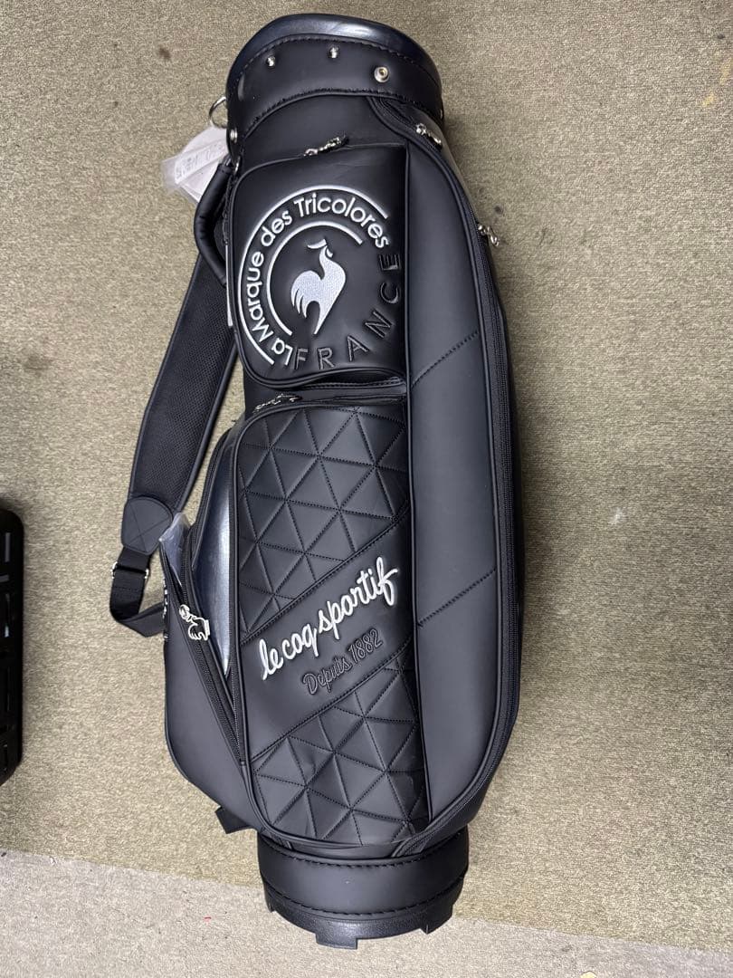 び*わ様 le coq sportif ブラックゴルフバッグ