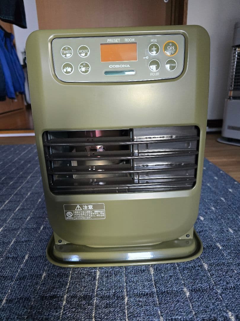 ポータブル電源対応石油ファンヒーターCORONA FH-CP25Y
