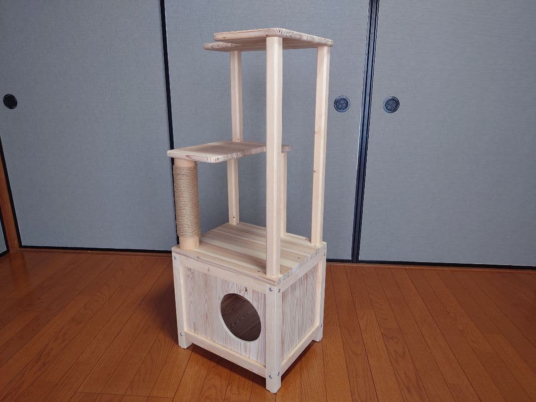 ㉖★キャットタワー★キャットハウス★ハンドメイド★爪研ぎ★猫ハウス