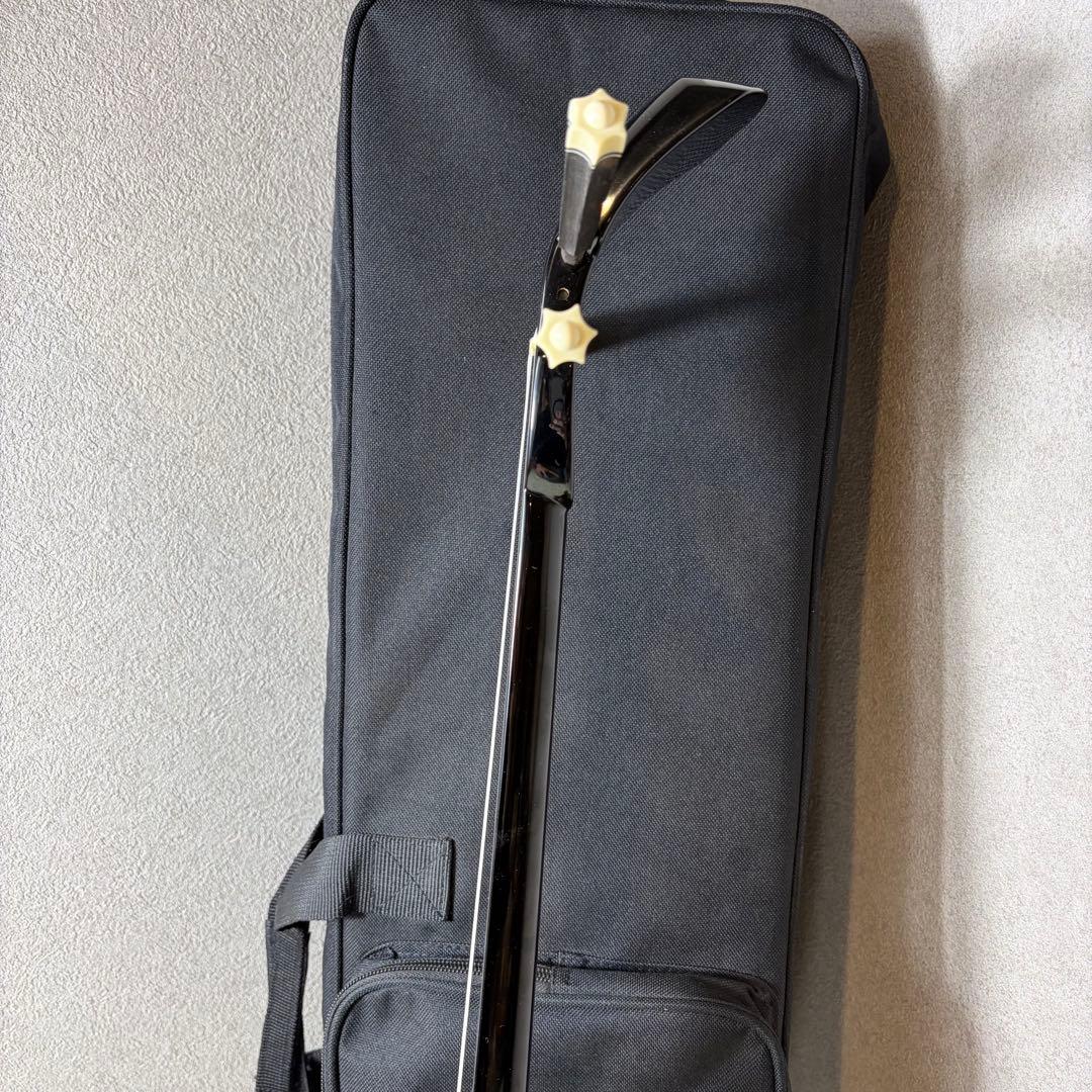 【極美品】沖縄三線 蛇皮 本革 民謡楽器 民謡 和楽器 三線 付属品多数