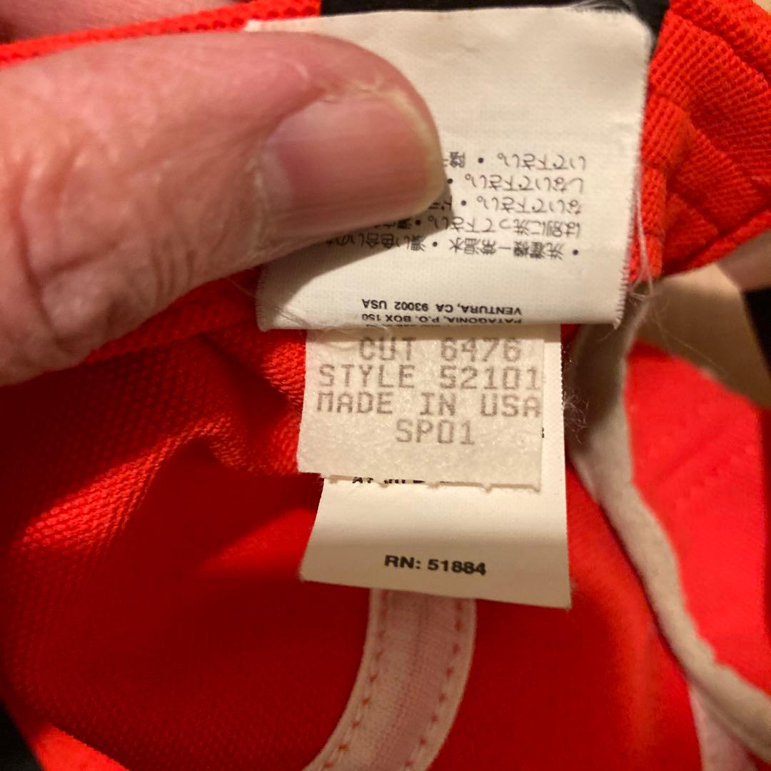 レア！patagonia ダックビル　ポップオレンジ　usa製