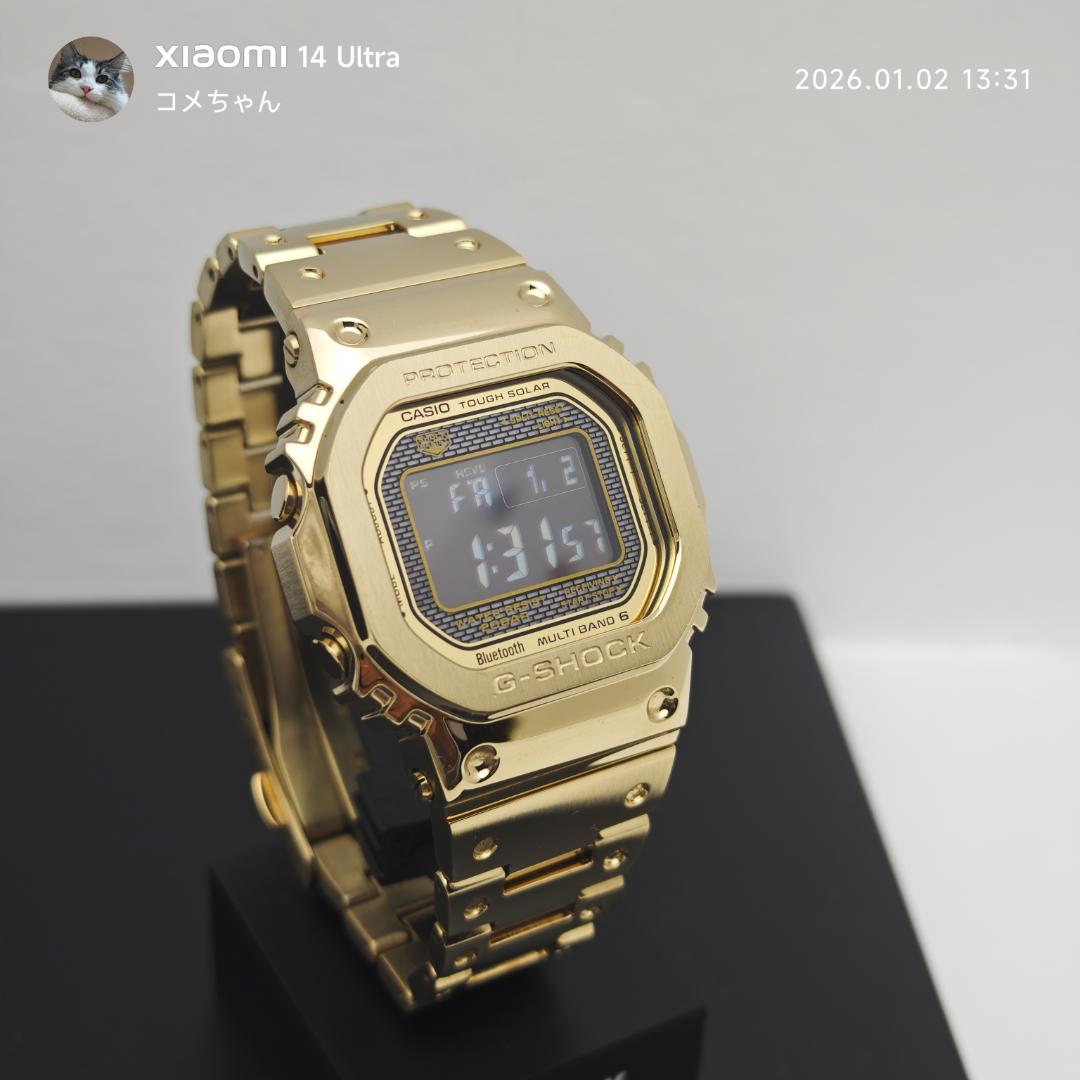 【美品】カシオ G-SHOCK GMW-B5000GD-9JF