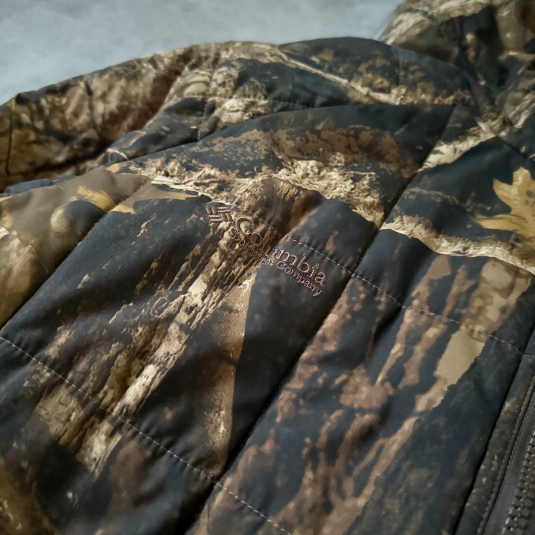 【超希少❗️】極美品✨columbia ダウン　カモ柄　リアルツリー　L