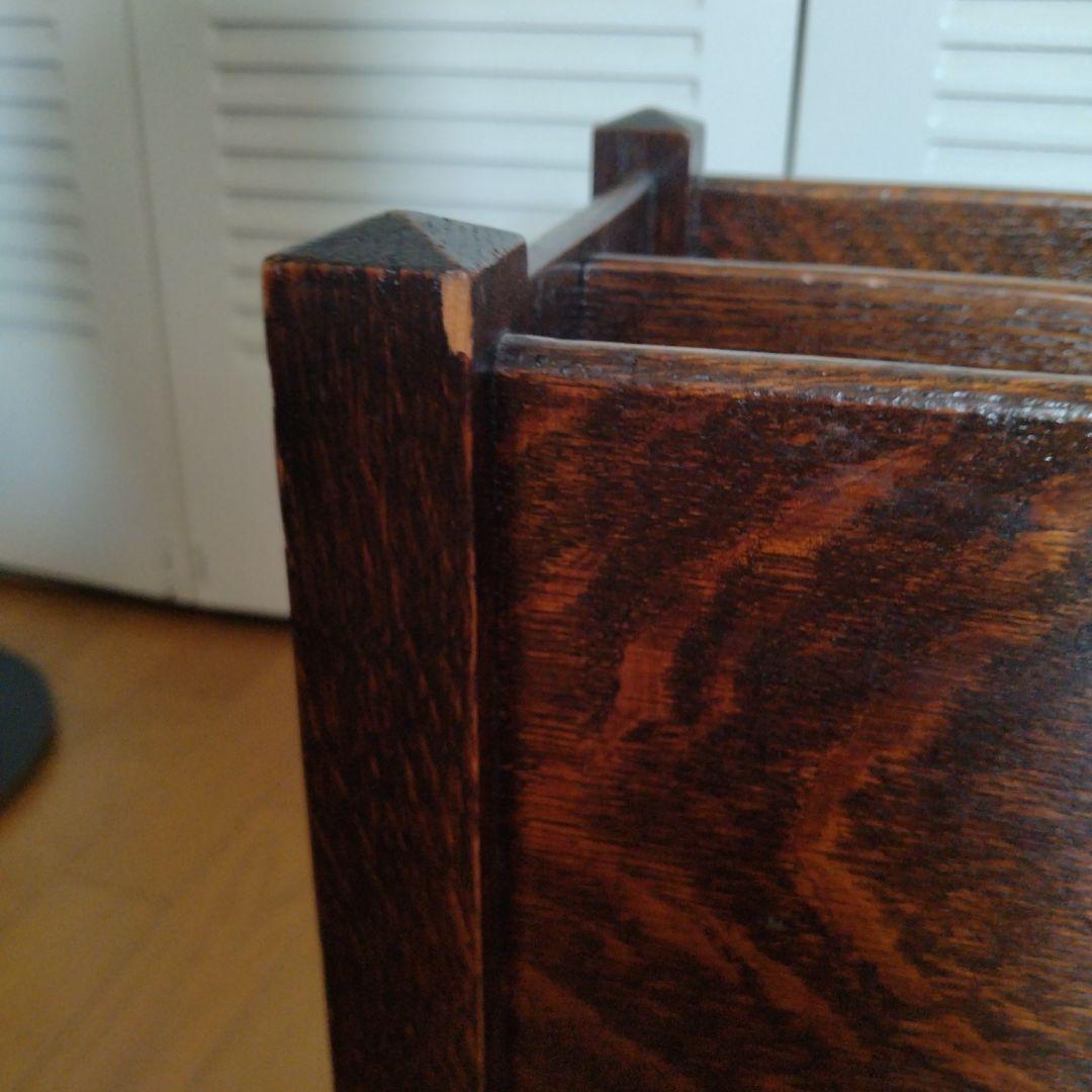 イギリスアンティーク　マガジンラック